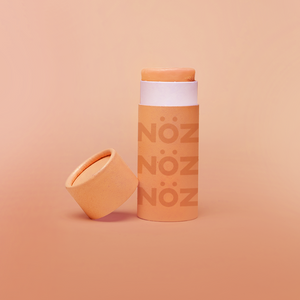  Front view of “Sherbert Orange” NOZ Reef safe and Earth-friendly sunscreen cream 